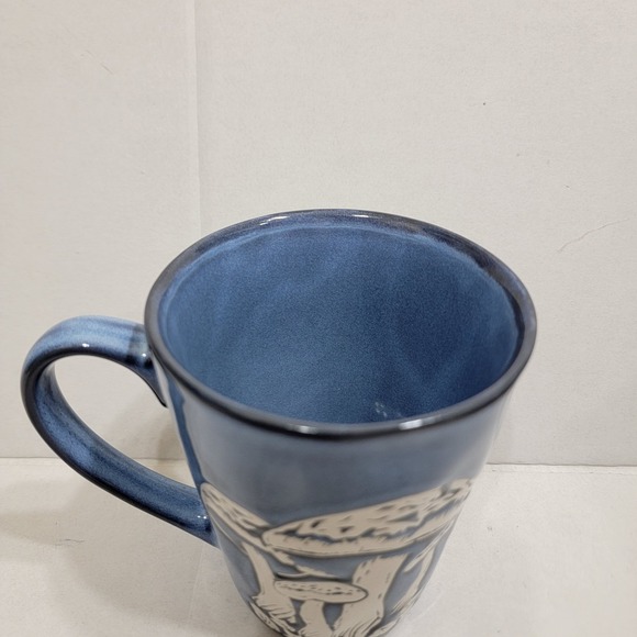 NEW! Blue Mushrooms Contrast‎ Rim Spectrum Designz Coffee Tea Mug - Picture 6 of 9